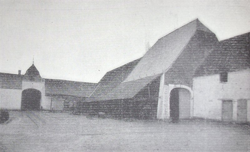 Foto Johannes Schüller - oostelijke zicht binnenplaats (1918)